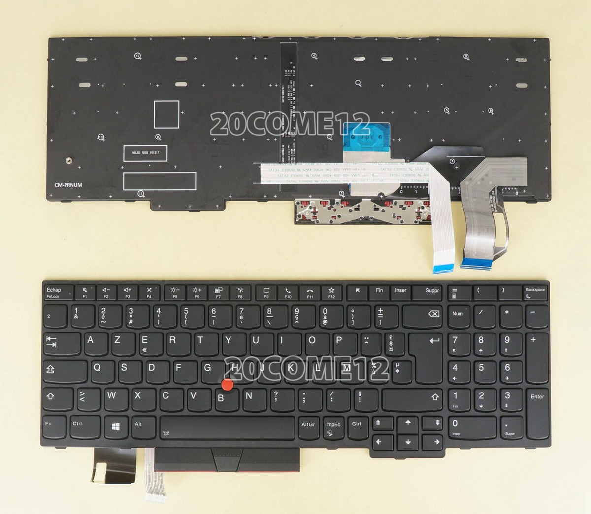 New for Lenovo Thinkpad T15 gen 1 2020 Keyboard Backlit French