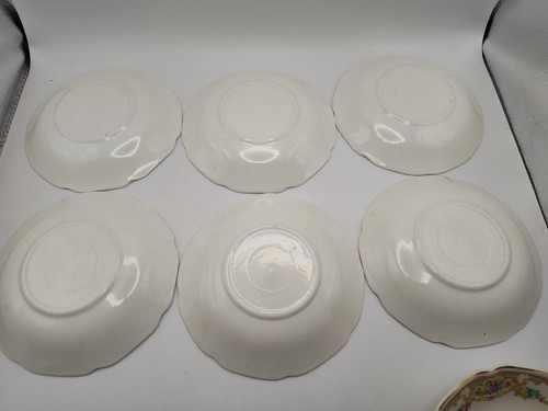 Vintage Porcelain Mt Clemons Mildred Floral Dishes Set of 17 - Picture 18 of 19