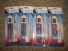 Frozen II, 5 Scented Pencils, 7.5 Inches Long with eraser Lot of 4 