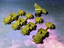 Vintage Lido Marx  Set of Military 4 Army Jeeps 1 Canon with 4 accesories