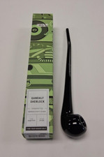 GRAV GANDALF SHERLOCK SPOON BOROSILICATE GLASS HAND PIPE 9.5" BLACK