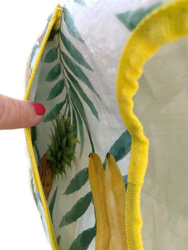 Neutrogena Large TOTE Bag Lined Tropical Carryall Handbag Cooler Waterproof NEW - Picture 4 of 12