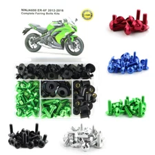 CNC Complete Motorcycle Fairing Bolt Kit Fit For Kawasaki Ninja650 ER-6F 12-16