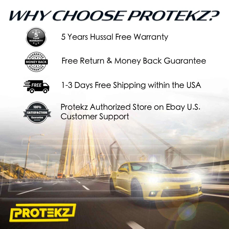 Kit faros LED HID Protekz 9007 HB5 bombillas para Mitsubishi Endeavor 2004-2011 Foto 2 de 4