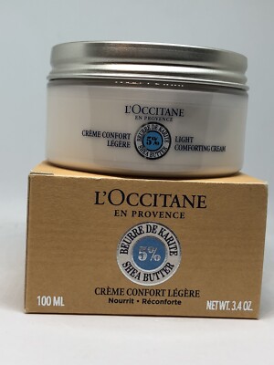 L'Occitane En Provence Light Comforting Cream Floral Moisturizer 3.4 oz NIB