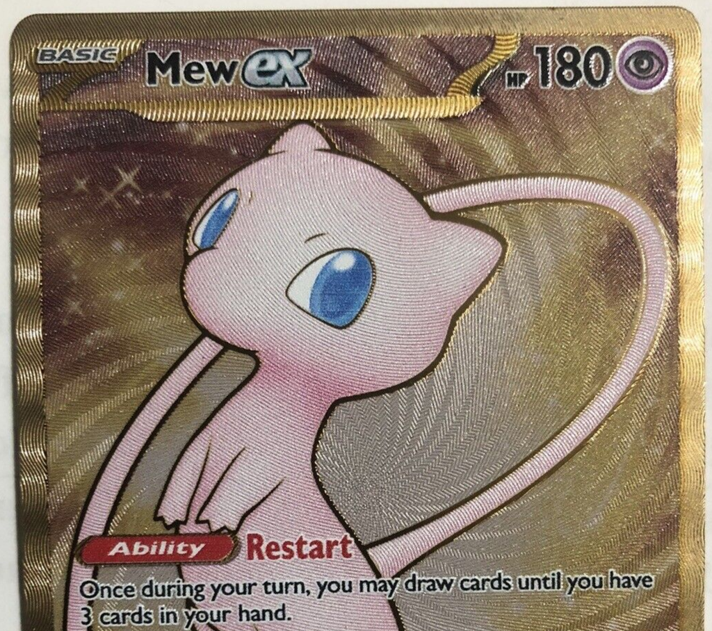Pokemon Scarlet Violet 151 MEW EX Rare GOLD Full Art 205/165