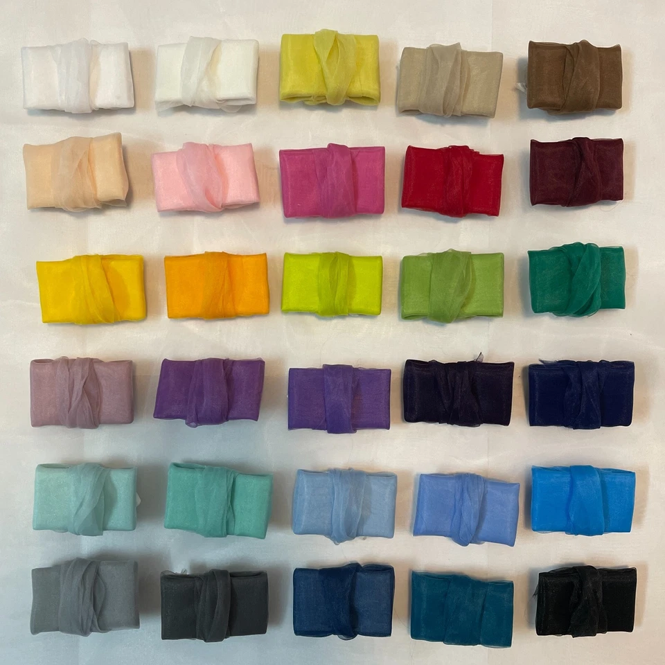 Suave 20D Organza Boda Cortina Material Vestido Hágalo usted mismo 30 Colores 145cm Ancho Foto 2 de 4