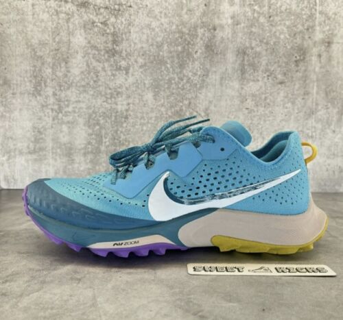 Nike Air Zoom Terra Kiger 7 Turquoise Blue CW6062-400 sz 8 Men's Hiking Trail