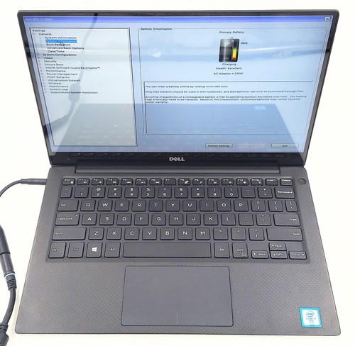 Dell XPS 9350 i7-6600u 13" QHD Touchscreen Laptop 8GB RAM 256GB SSD Win 10 Pro - Picture 2 of 7