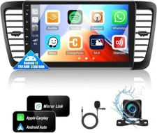 For Subaru Legacy Outback 2003-2009 Android13 Carplay Car Stereo GPS Radio + Cam