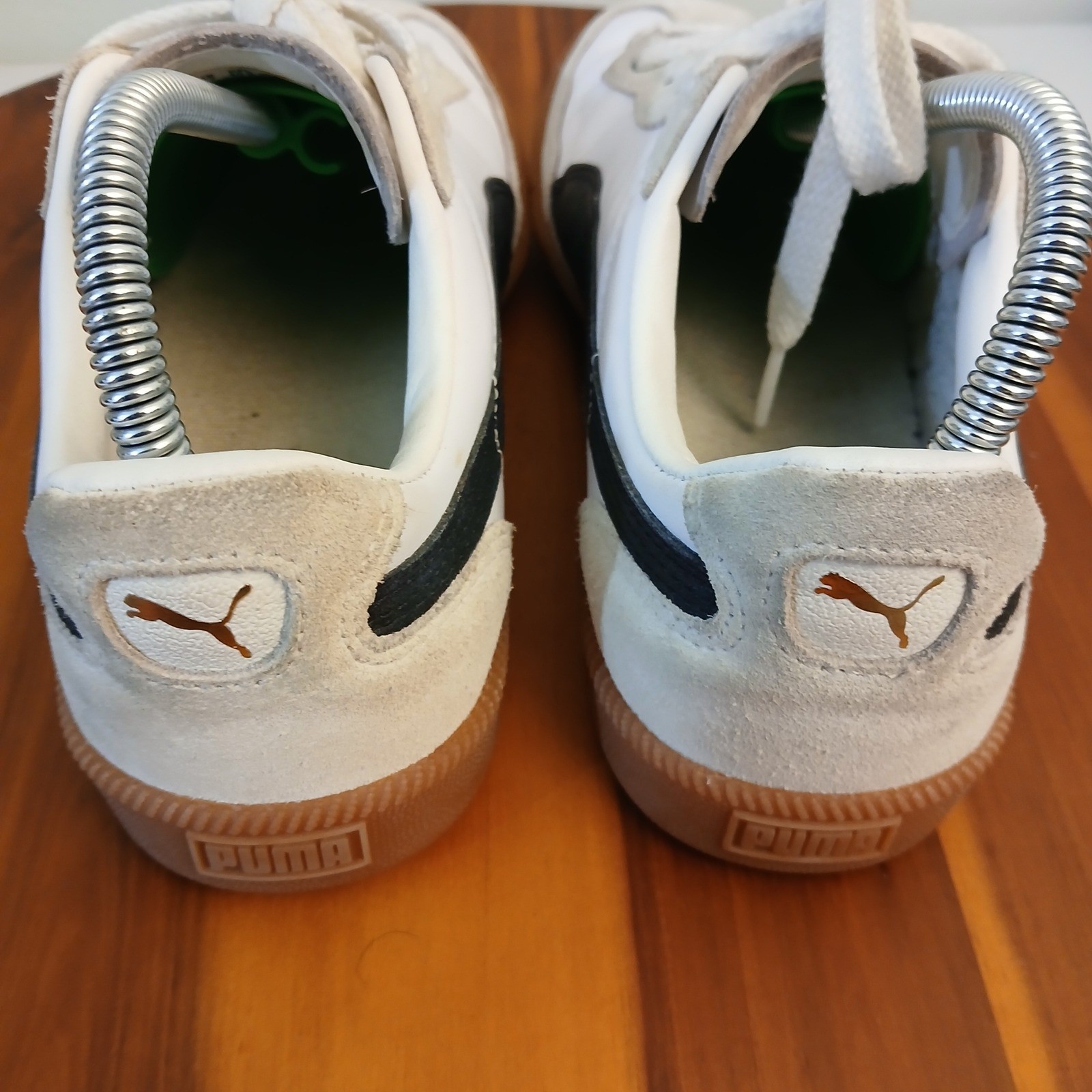 Puma Super Liga OG Retro Sneakers Mens 8 White Gum Sole Shoes 356999-12 thumbnail 6