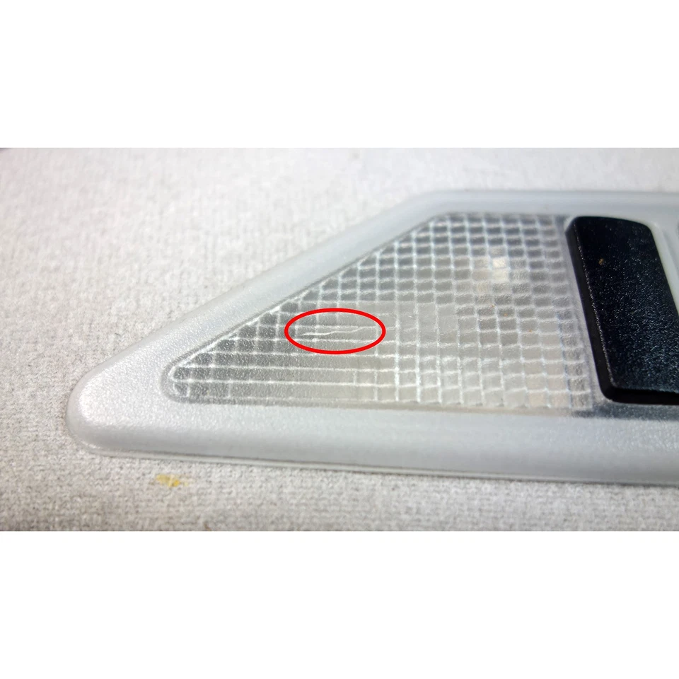 Par de cubiertas traseras de pilar C gris para BMW E36 serie 3 cupé 1994-1999 dañadas OEM Foto 3 de 4