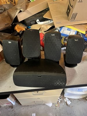 Klipsch Quintet  Speakers Set of 5 Satellites Center Surround Home Theater   j