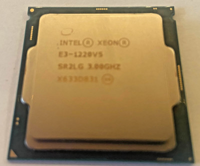 Intel Xeon E3-1220 V5 CPU Processor 3.00 GHz 4-Core 8 MB Cache 8 GT/s
