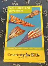 Creativity for Kids Paper Airplane Squadron - Create 20 Airplanes, Multicolor