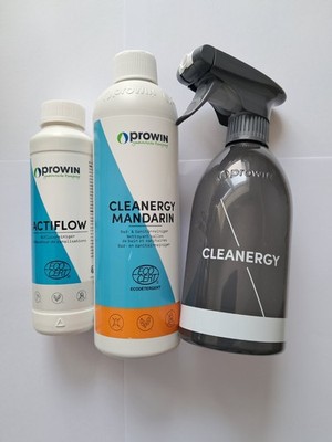 Prowin Cleanergy Mandarin  500ml,  Actiflow  250ml, Sprühflasche Duo Versandfrei