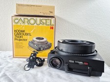 Rebuilt Kodak 750H Slide Projector Fully Functional 8140 Ext Tray and Bulb