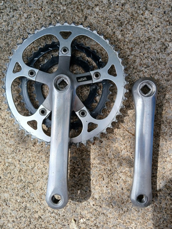 Shimano FC-M500 Exage 500 LX Vintage MTB Triple Crankset 170mm Length 50/38/28