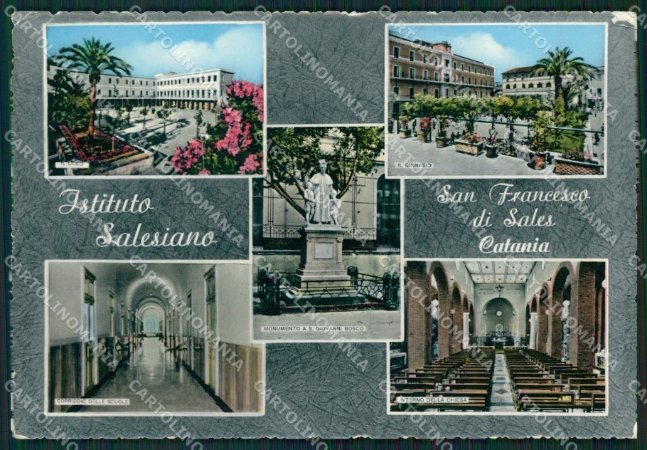Catania Città Salesiani PIGHINE Foto FG cartolina ZK5488