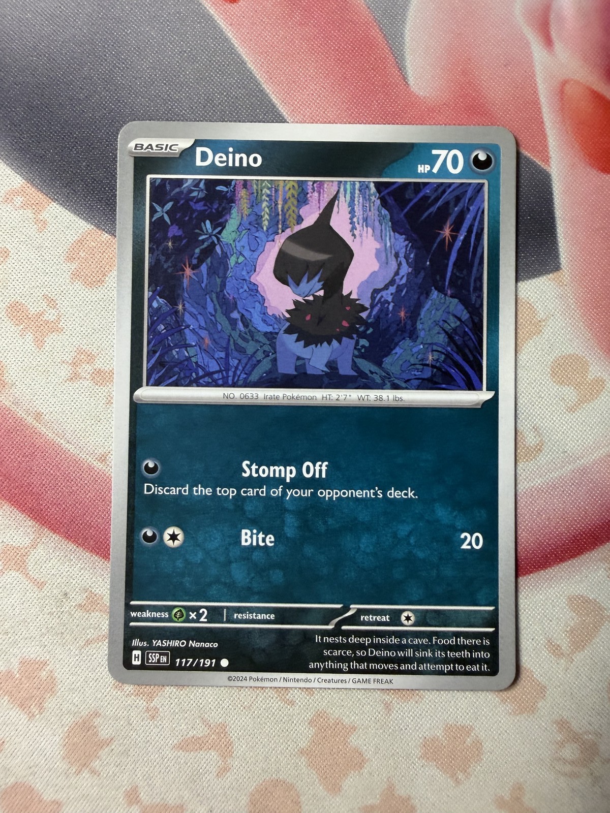 Deino Common SV08: Surging Sparks 117/191 NM English