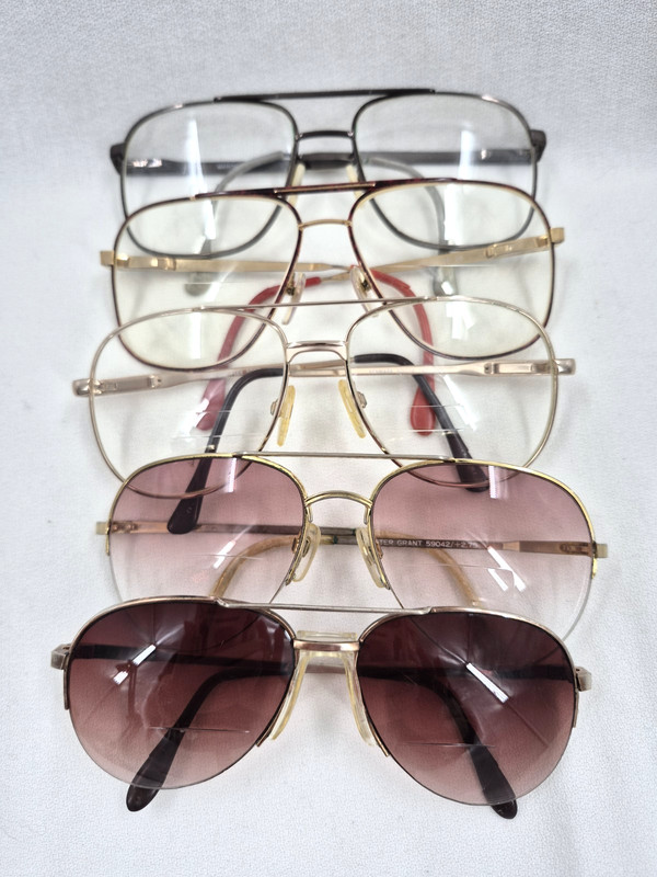 LOT OF 5 - VTG 70's, 80's, 90's - Various Sunglasses Eyeglass Frames