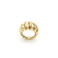 Anello Donna Fascia Oro Giallo 18kt 750 Elettroformato Graziella Air Regolabile