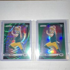 Panini Prizm Football Michael Pratt Rookie Green Bay Packers 2024 Lot of 2