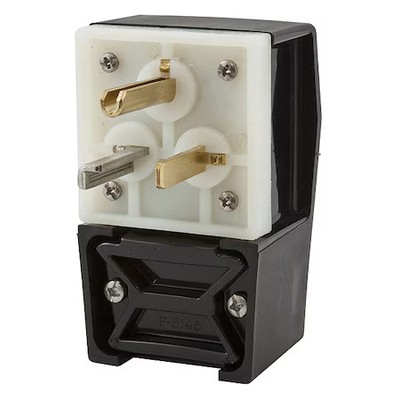 Hubbell Wiring Device-Kellems Hbl9309 Straight Blade Plug, 5-30P, 30 A, 125V