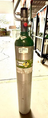 #ad Size E High Pressure Aluminum Medical Cylinder With Walk O2 Bout® Regulator $75.00