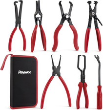 Fuel Line Pliers Set, 7 Pc Disconnect Set with Fuel Line/Hose Clamp/Removal Plie