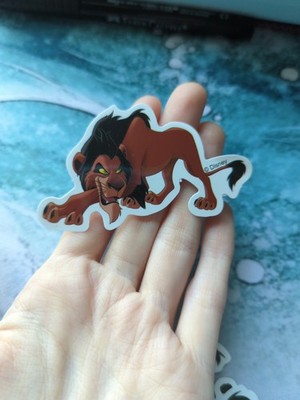 Disney, Simba Sticker Of Scar, the lion king