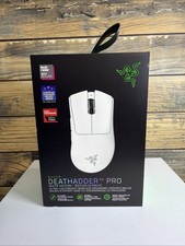 Razer DeathAdder V3 Pro Mouse da Gioco Wireless: 64g Leggero Ergonomico-Bianco