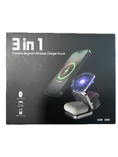 3 in 1 foldable magnetic wireless charger stand