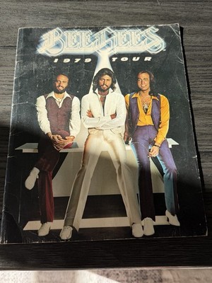 Bee Gees 1979 Concert World Tour Book Vintage Souvenir Program 14 x 11