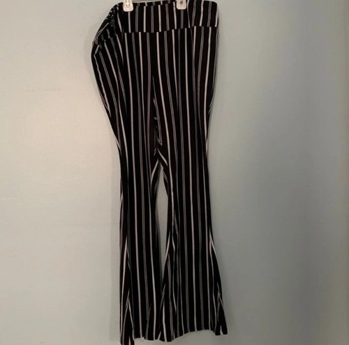 No Boundaries Striped Flare Pants 3x