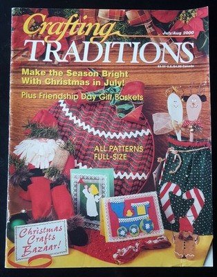 Crafting Traditions Magazine July/August 2000 Full Size Patterns