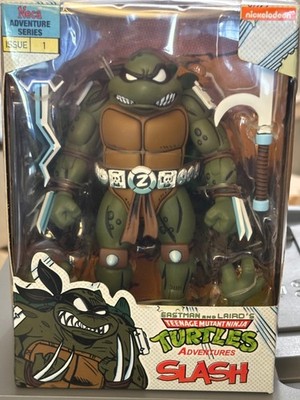 NECA Teenage Mutant Ninja Turtles Adventures 'Slash' 7 in Action Figure NIB