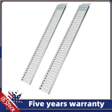 ✅2 Pack Capacity 1500 lbs 72"x9" Heavy Duty Steel Loading Ramps for Motorcycle