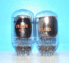 6GE5 RCA radio audio amplifier electron vintage vacuum tubes 2 valves tested