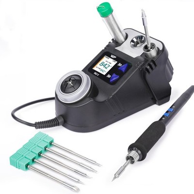 982-V Micro Soldering kit with 5 C245 Soldering Iron Tips, Temperature Contro...