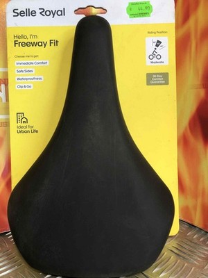  SELLE ROYAL Sattel Essenza Flexite weich mittel 60° schwarz Fahrrad Gel NEU 