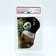2008 Kung Fu Panda Master Po #T1 PSA 8 Foil Die Cut Ink Works