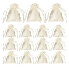 15pcs Beige 4.7" x 3.5" Party Favor Bags Favor Bags for Birthday Candy
