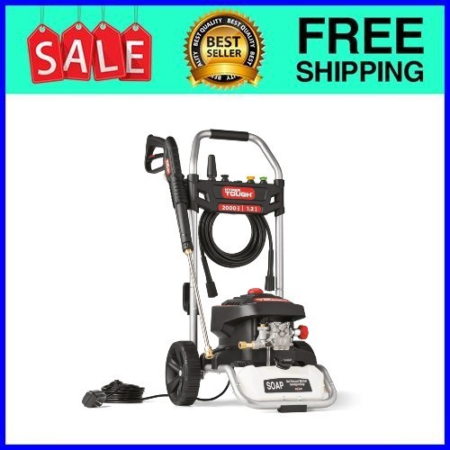Hyper Tough 2000 PSI at 1.2 GPM 120V Electric Powered Cold Water Pressure Washer