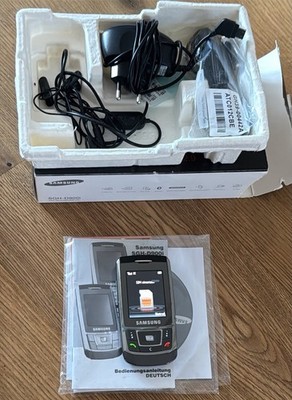 Samsung SGH-D900i Geprüft. Volle Funktion, Händler, Garantie, Schwarz Accu Neu