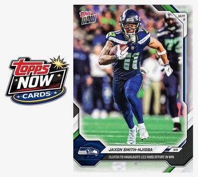 2026 Topps Now NFL #1 - Jaxon Smith-Njigba Seattle Seahawks - PRESALE