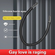 Stainless Steel Silicone Urethral Expander Stretcher Penis Plug Bead Dilator NEW