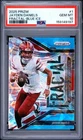 2025 Panini Prizm Jayden Daniels Fractal Blue Ice #/99 Commanders PSA 10 GEM 💎