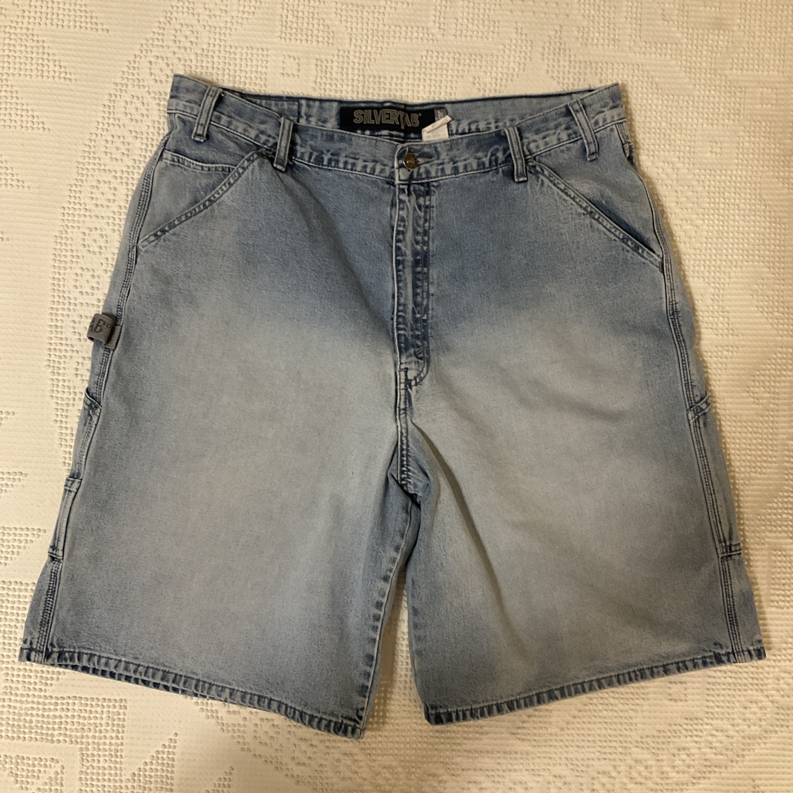 LEVIS SILVERTAB - Men’s Vintage Y2K Carpenter Blue Jean Shorts 1233