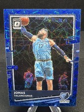 2020-21 Panini Donruss Optic - Jonas Valanciunas #128 Blue Velocity Prizm Grizz
